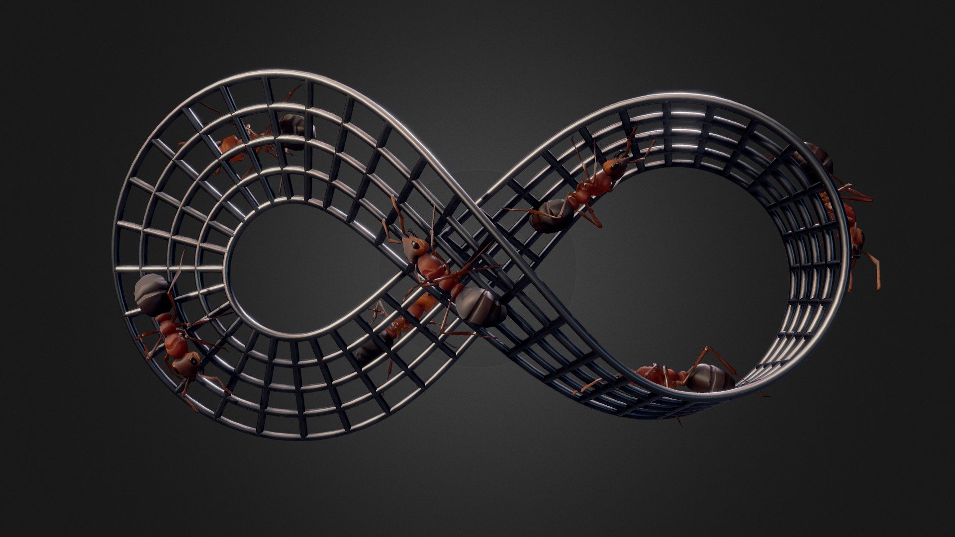 Möbius Strip 3D model by romullus [cda76a9] Sketchfab