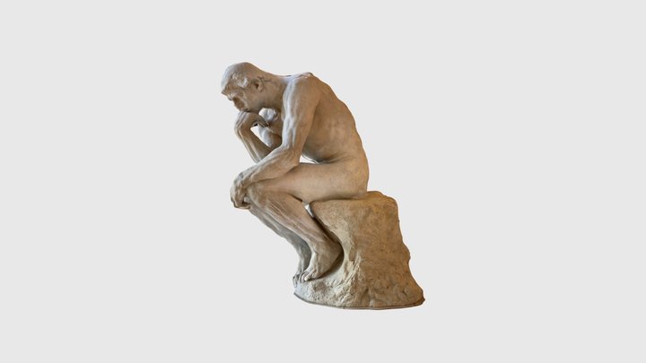 Penseur 3D Model