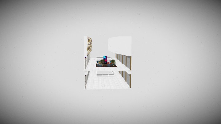 VR-площадка для ТЦ 3D Model