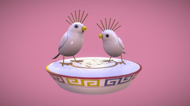 Sai & Co Birds 3D Model
