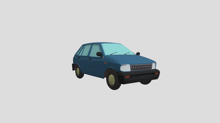Maruti Suzuki 800 3D Model