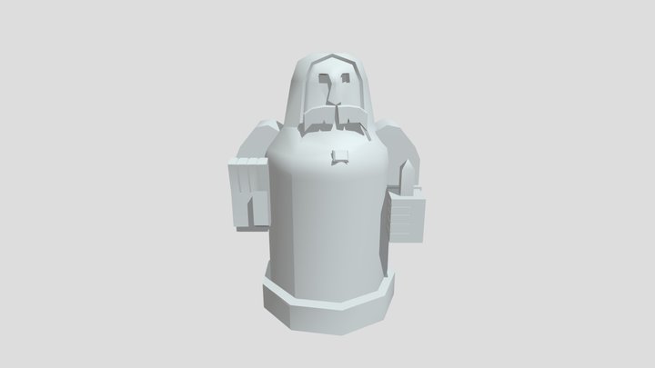 Idol statue 3D Model