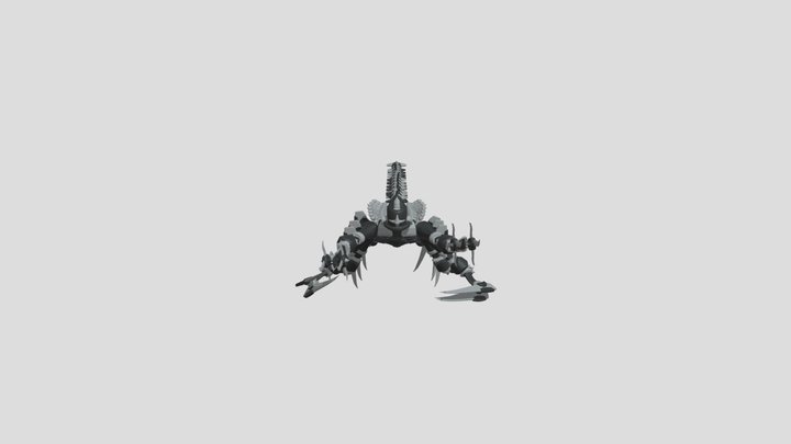Robot Centipede 3D Model