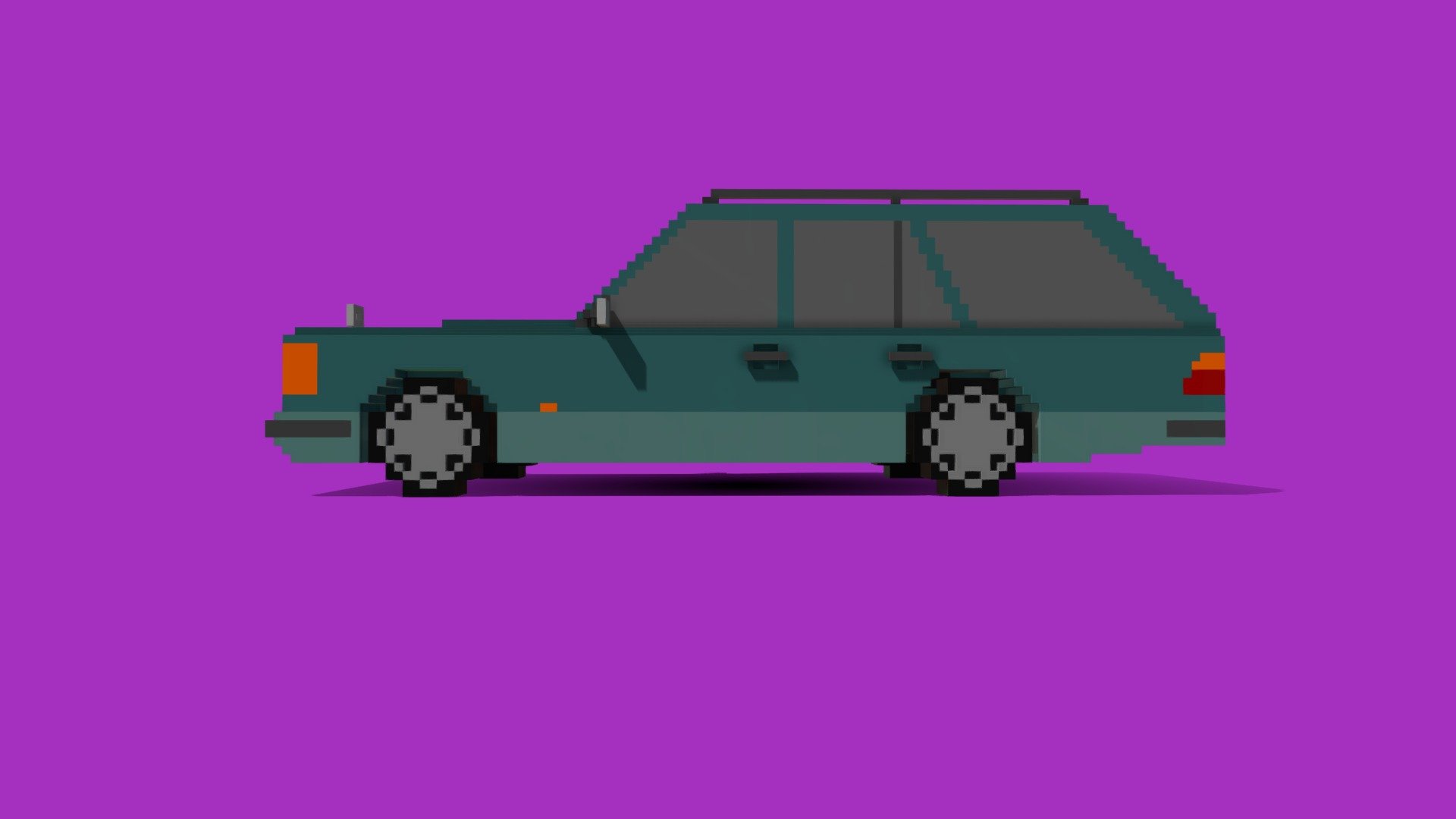 Mercedes 124 230E Combi (wagon) voxel