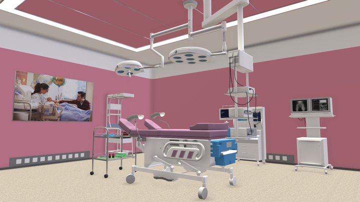 Delivery Room 3D Model