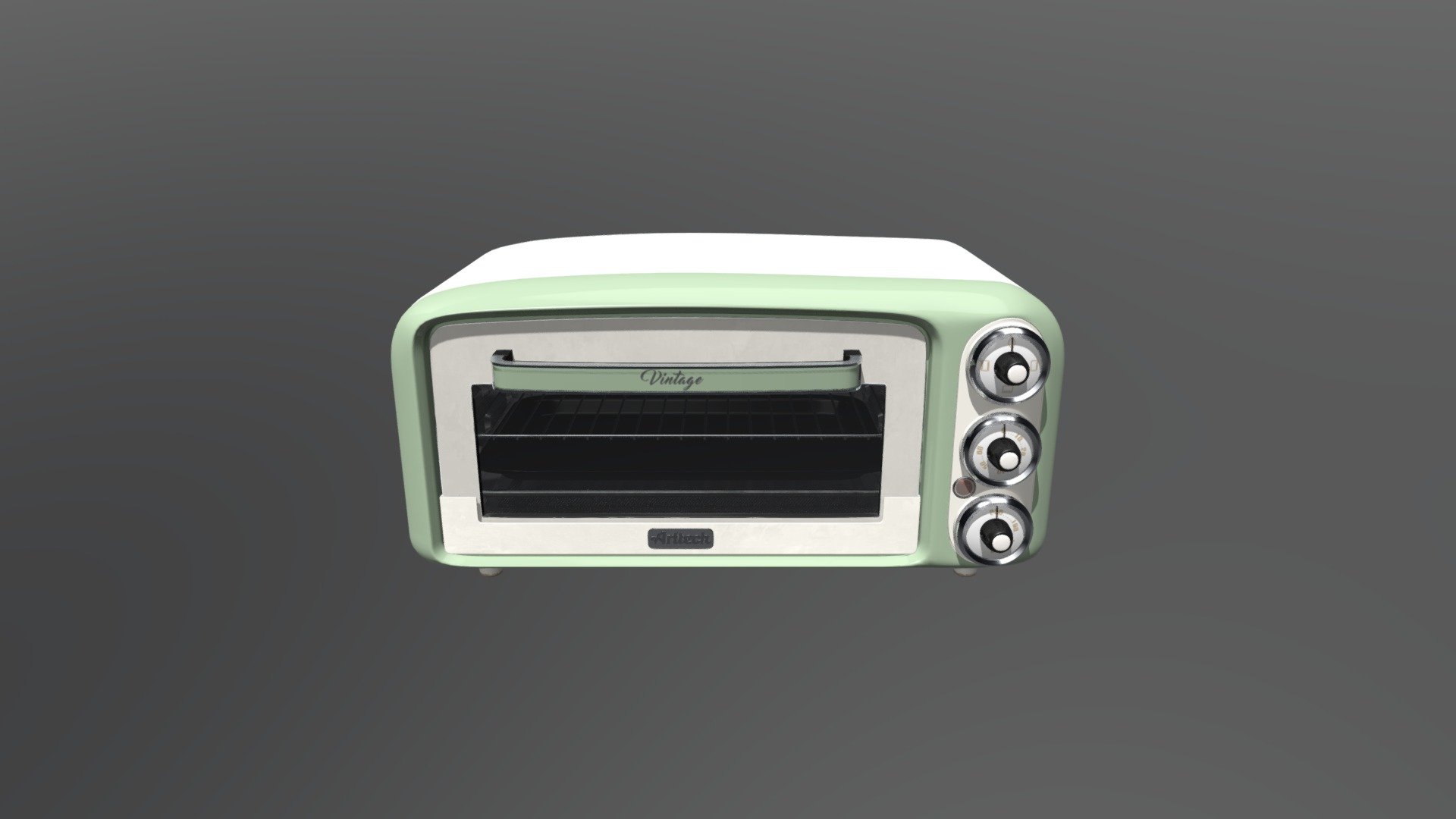Vintage Oven High Poly