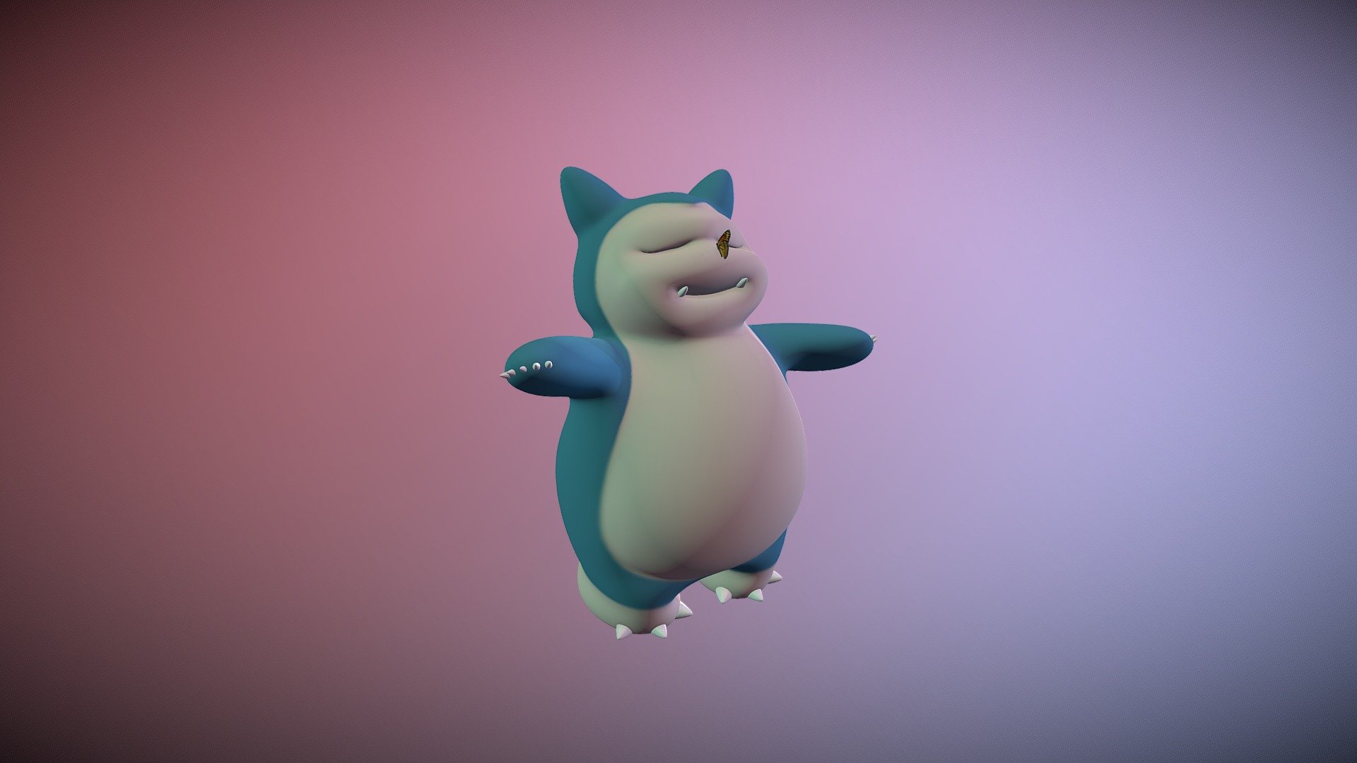 Snorlax Pokemon 3D Model - 3D model by RickyTerto (@Ricky.Terto ...