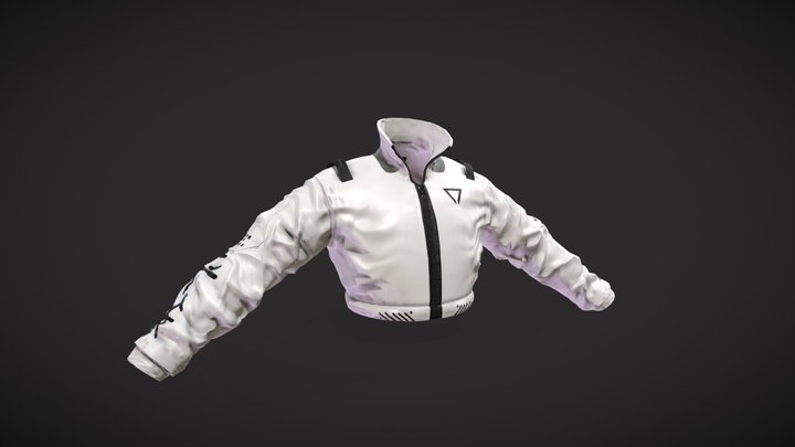 AGC Crop-Top Jacket 3D Model