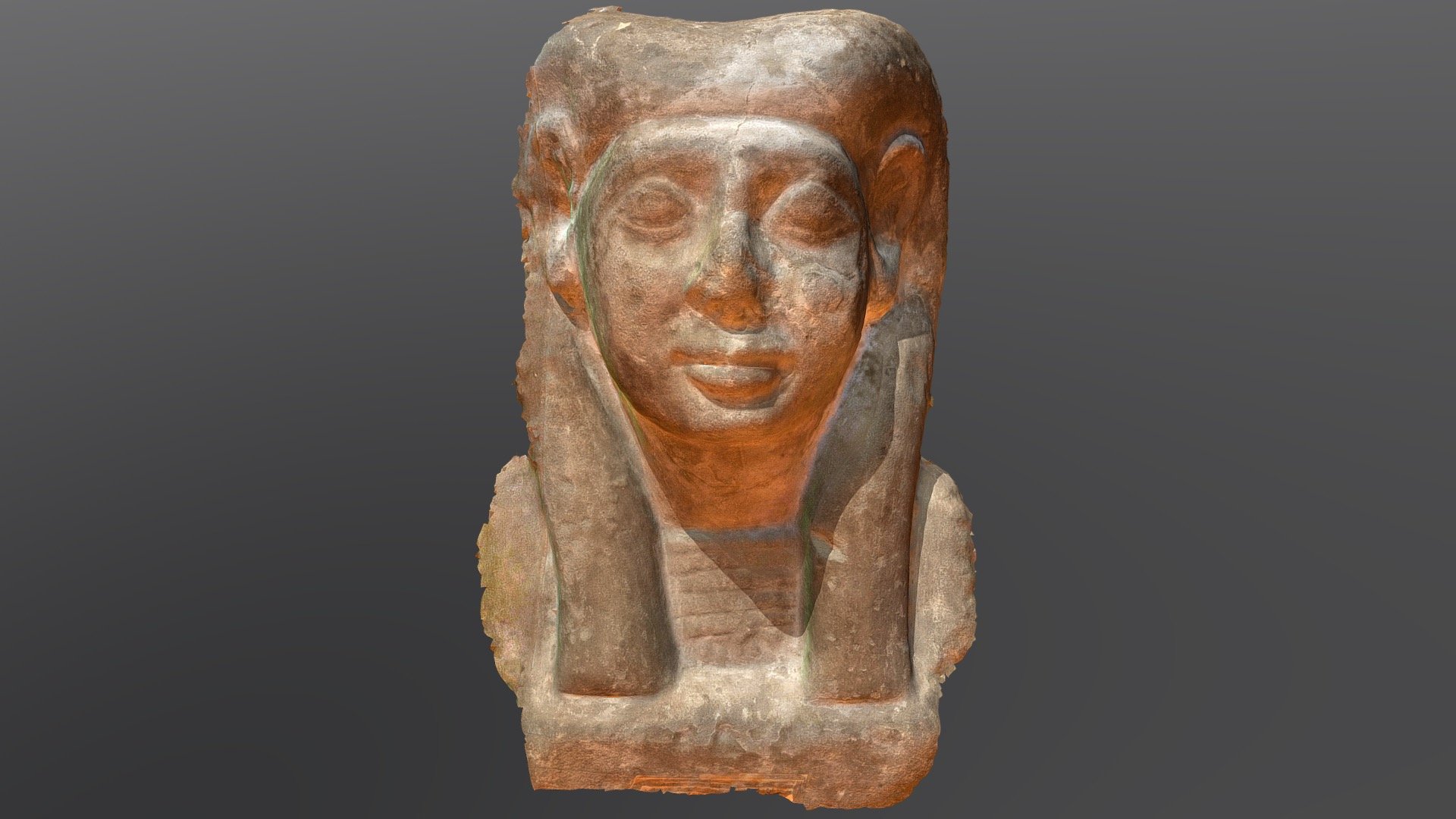 Karnak bust at the Pettigrew Home & Museum