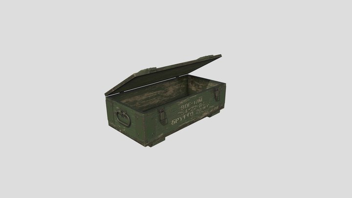 Military Box 3D Model