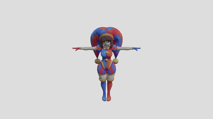Pomni_vrchat model 3D Model