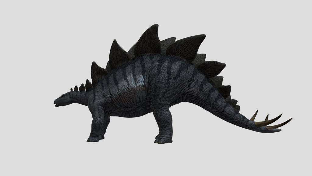 JWCC Grey Stegosaurus