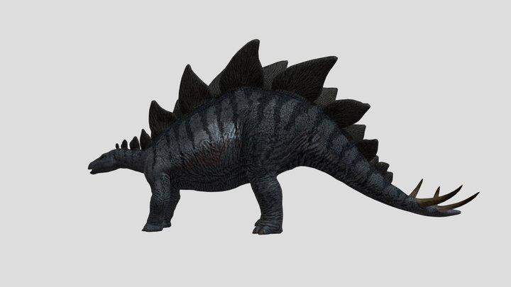 JWCC Grey Stegosaurus – Modello 3D gratuito STL