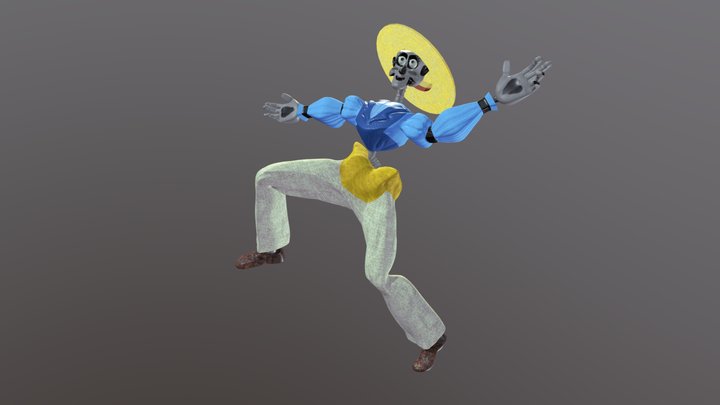 Amelia - "Lady Ligament" - Final Model 3D Model