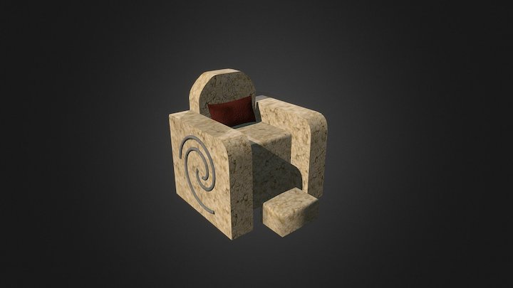 Saxon Throne 3D Model
