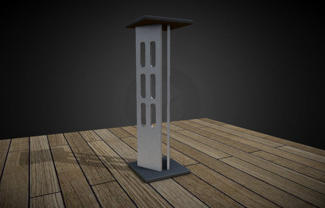 Skyline Monitor Stand 3D Model