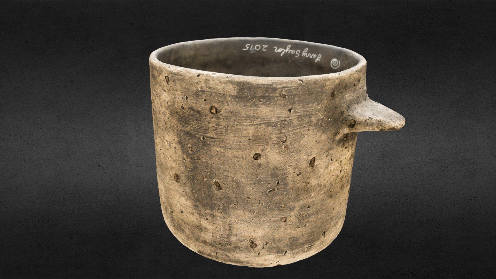 Soapstone tempered Pot