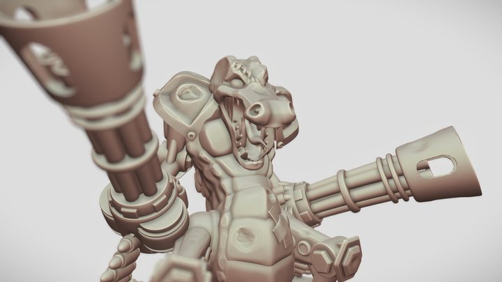 GUNZILLA 3D Model