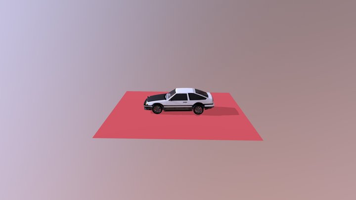 Toyota AE86 3D Model