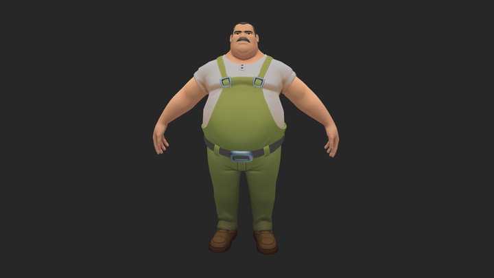 mecanic character 3D Model