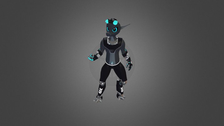 INCUB-S1 Idle Animation 3D Model