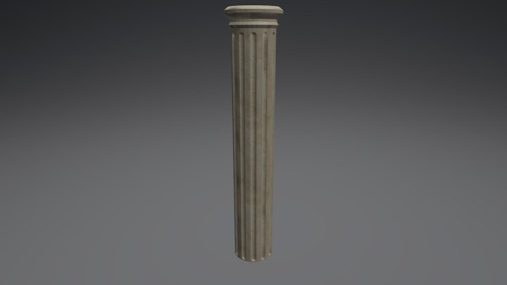 Doric Column 3D Model