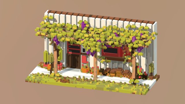 Vines 3D Model