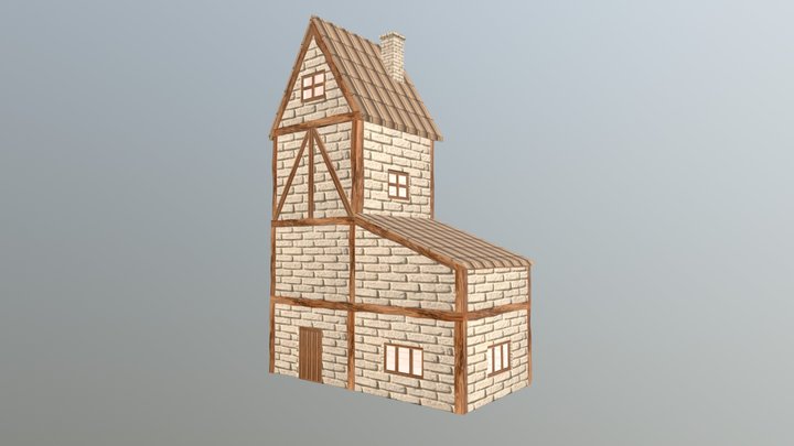 домик 3D Model