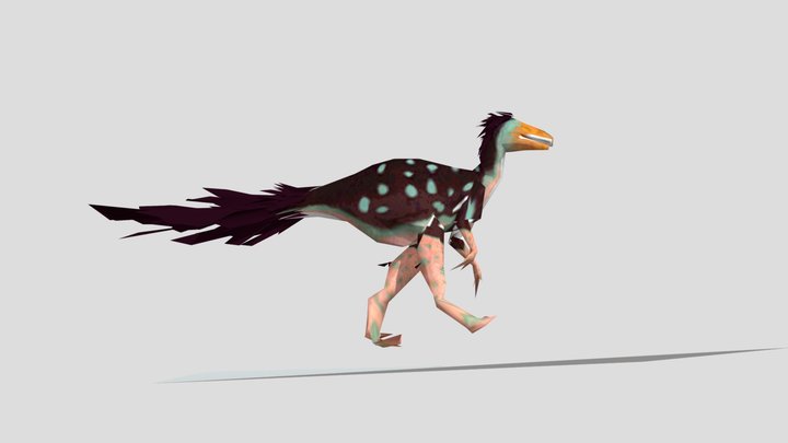 Dino Dan - Dino Defence HD Dromaeosaurus 3D Model