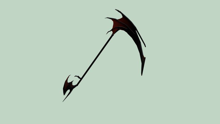 Red Scythe 3D Model