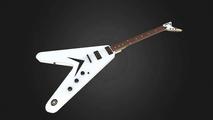 Dean Guitar 3D Model