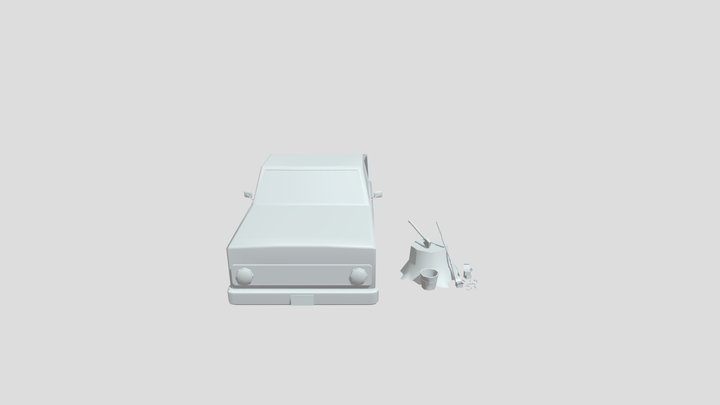 DAE 5 Modeled Props - Forest Loner 3D Model