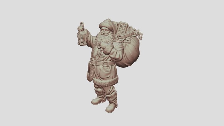 Santa's Lantern Keeper 3D Model