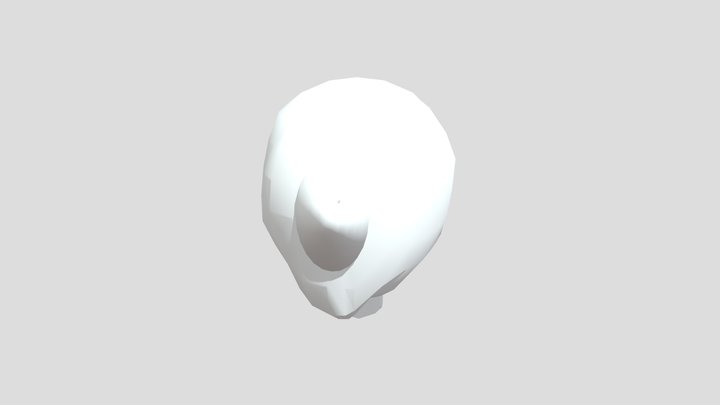 Cabeza De Alien 3D Model