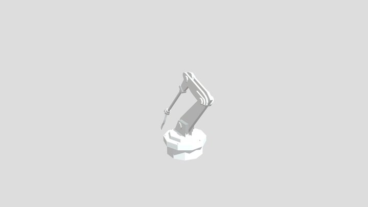 Robot Arm Animation 3D Model