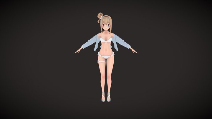 少女前线Free 3D Model