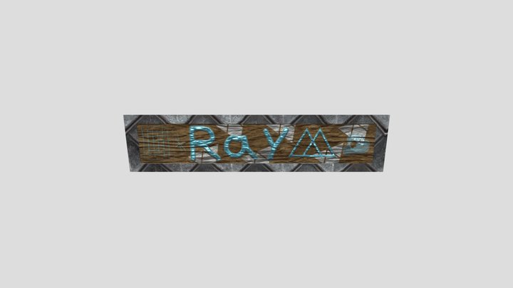 Raymond Name Plate 3D Model