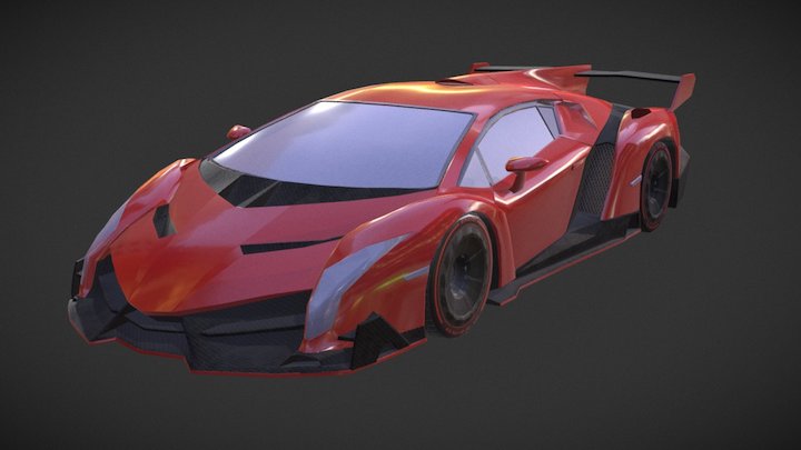 Lamborghini Veneno 3D Model