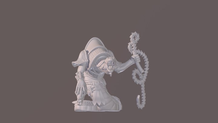 Snake warrior 3D Model