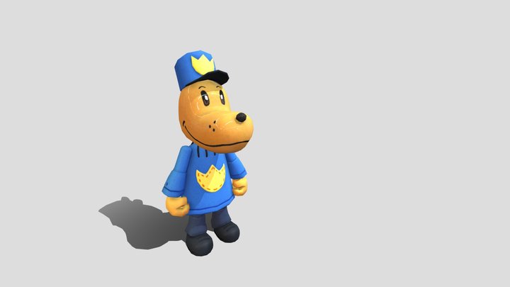 Dogman (by Dixie the cool dog) 3D Model