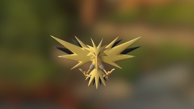 Zapdos 3D Model