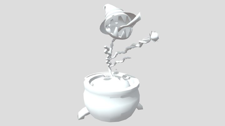 CT4012-2024 Wizard Venus Fly Trap 3D Model