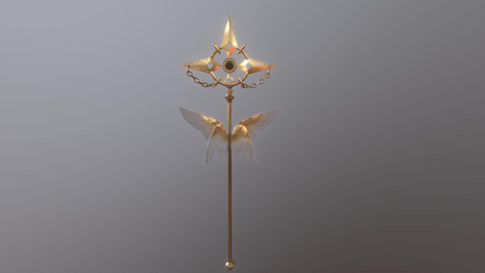 Eldritch Staff - 3D model by archmage40 [cdbcb62] - Sketchfab