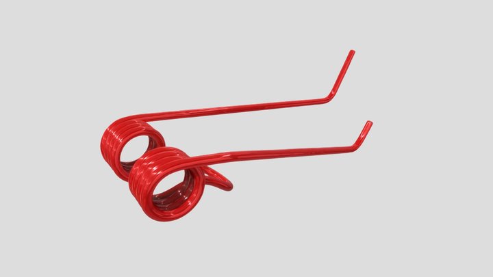 農業機械用タイン 3D Model
