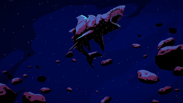 Space Shark 3D Model