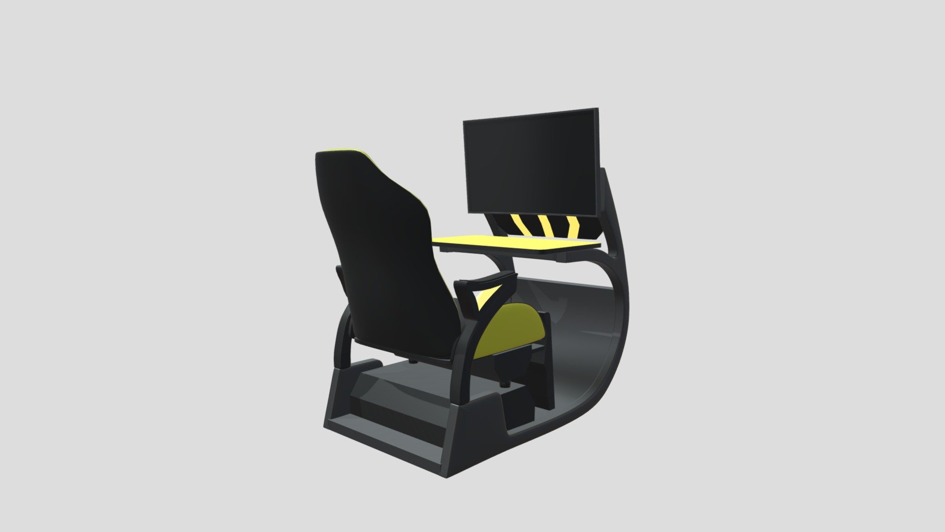 Modern Gaming Chair - 3D model by Ulul Albab (@ululalbab) [cdbe090 ... image.