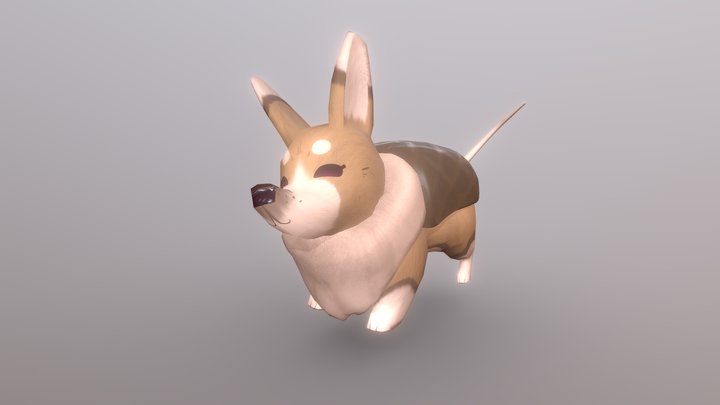 Corgadillo 3D Model
