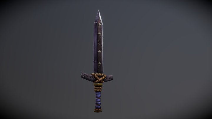 Worn Sword 3D Model