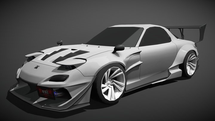 2018 mazda rx-7 – Free 3D Model STL