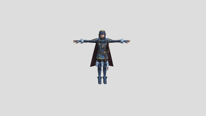 Super Smash Bros. For Nintendo 3DS - Lucina 3D Model